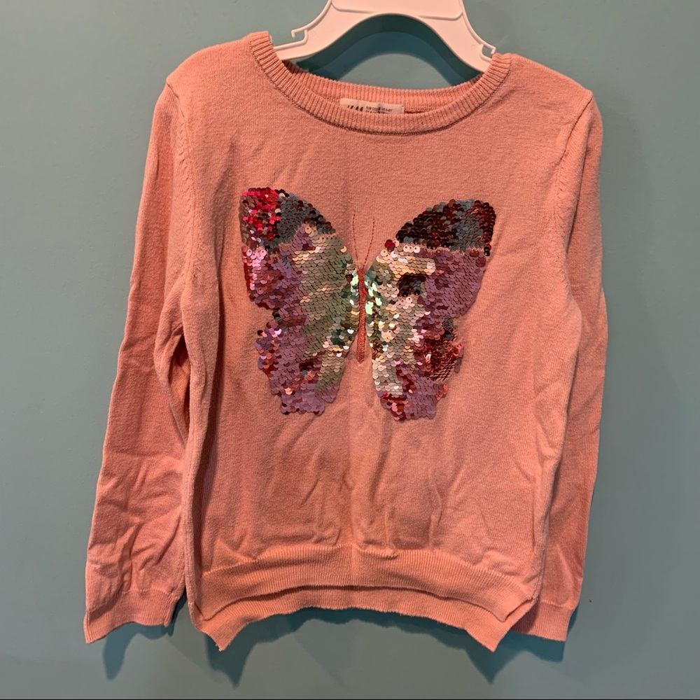 H&M girls light sweater size 7/8